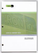 Дизайн и верстка годового отчета «Ronin».