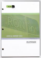Дизайн и верстка годового отчета «Ronin».
